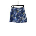 T by Talbots Knit Activewear Skort Women's Size S Floral Print Zip Pockets. Yellow Photo 9