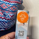 Women's High Neck 2PC Swimsuit Sport Navy Blue & White Size 2XL NWT #4027 Photo 3