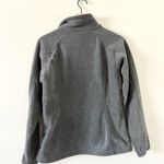 Columbia Full Zip Fleece Jacket in Dark Charcoal Gray Size S Photo 2