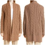 Vince ππ Braided Cable Cardigan Alpaca Wool Blend ~ Cream NWT Photo 13