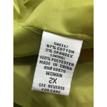 Womans Silk Land 2X Multicolor Geometric Open Front 3/4 Sleeve Lined Blazer Photo 4