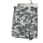 Lounge Shorts Tie Dye Soft High Rise Adjustable Drawstring Knit Gray Medium NWOT Photo 5