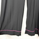 Sun68 Womens Viscose Wide Leg Drawstring Pants Black Relaxed Beach Size Medium Photo 11