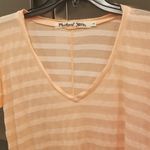 Michael Stars 💕💕 Pink Striped T-Shirt Photo 2