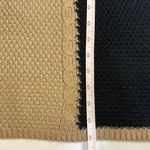 Hannah Colorblock Sweater Dress Black, Beige, and Gray Cable Knit Bodycon Size S Black Photo 10