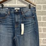 Vigoss Royce 70s High Rise Raw Hem Slight Flare Bootcut Jeans 31 NWT Stovepipe Photo 2