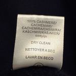 Velvet Graham & Spencer Small Cashmere Short Sleeve Raw Edge Sweater Oversized Blue Photo 10