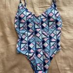 Aerie One-Piece Swimsuit Open Back High-Cut M Photo 0