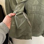 American Eagle Green Button Up Light Jacket Photo 3