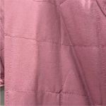 Sam Edelman Denim Look Quilt Jacket Dusty Rose Large L Photo 2