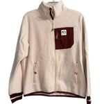 Kari Traa Pink and Burgundy Fleece Jacket, Large Red Photo 0