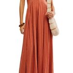 Free People  x free-est Selena Maxi Dress in Chutney size XS low back revolve Photo 0
