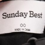 Aritzia Sunday Best Mini Slip Dress Black LBD Cocktail Party Hoco ‎ Size 00 Photo 3