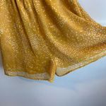 EXPRESS  Yellow Printed Ruffle Sleeve Romper Photo 8