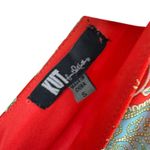 Kut From The Kloth  Orange Blue Paisley V-Neck Flowy Lined Midi Dress Size S Photo 5