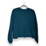 Savage X Fenty Women's Size XS Blue Green Fuzz Fit Knit V Photo 2