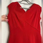 Classiques Entier  Red VNeck Sheath Dress 2 Photo 3