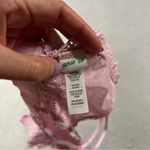 Aerie Pink Lavender Purple Lace Triangle Bralette Size Small EUC Photo 3
