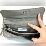 Liz Claiborne Metallic Croc Embossed Faux Leather Mini Bag with Chain Strap Photo 5