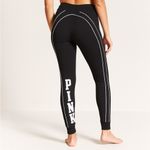 PINK - Victoria's Secret Victoria’s Secret PINK NWTYoga Jogger Pants Black with White Piping Women.S (K8! Photo 1