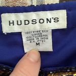 Vintage 80s Hudson’s Silk Purple Gold Bling Cropped Bolero Jacket S M Size M Photo 10