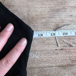 ASTR ARDEN WIDE LEG black crepe ribbed JUMPSUIT large Photo 3