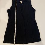 Chico's Chico’s Black Wool Women’s Vest Snap Closure EUC Sz 16 Minimal Contemporary Photo 20