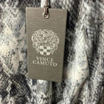 Vince Camuto NWT WO SIZE 3X GRAY SNAKESKIN BLOUSE ELASTIC ON SHOULDERS LINED Photo 5