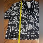 Veranesi Black and White Elegant Blouse 3/4 sleeves top shirt woman’s 4X Photo 4