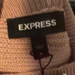 EXPRESS NWT Pink Ribbed Sweater Dress Small Cozy Fall Stretch Winter Warm Casual Photo 7