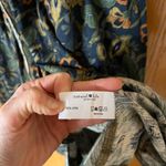 Natural Life  Blue and Gold Floral Long Sleeve Dress Photo 6