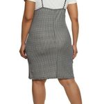 Full Circle Trends  Gingham Print Dress with Top Black/white Plus size 1X Photo 3