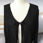 Lane Bryant Black Knit 3/4 Sleeve Cardigan Twinset Sweater Set Sz 18/20 **READ** Photo 9