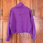Free People Movement Remi Pullover Sweatshirt High Neck Purple Size Small NEW Photo 6
