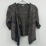 Charlotte Russe Vintage Y2K Brown Whimsical Fairycore Sweater Cardigan SZ Large Photo 4