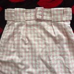 Emoda Japan kawaii gyaru pink white gingham mini skirt XS 24 Photo 2