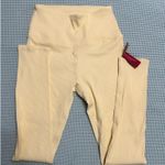 Carbon 38  Ribbed Leggings Yellow 7/8 Photo 0