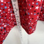 Lands’ End Dress Red White Blue Patriotic Stars Sleeveless Faux Wrap Size L Size L Photo 4