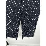 Victoria's Secret Black White Polka Dot Sheer Polyester Wide Leg Pants Women M Photo 2