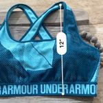 Under Armour Women’s XL Crossback Mid Impact 2 Tone Green Sports Bra Photo 6