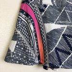 Lucky In Love Santa Fe Glow Skirt Womens Size Small Navy Ombre Zig Zag Tennis Blue Photo 1