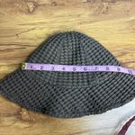 Yoli Otis Waffle Knit Bucket Hat Womens Size L Brown 100% Organic Cotton Size L Photo 5