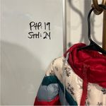 Coach  CHEVRON SHORT DOWN JACKET SIZE SMALL RED MULTICOLOR Photo 7