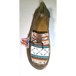 Ariat New NWT Bundle Cruiser Loafer Shoes 6.5 Womens Turquoise Rose Gold Leather Photo 13