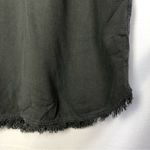 Splendid  Crosshatch Dark Gray Fringe Hem Mini Dress XS Photo 4