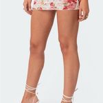 Edikted  Portofino Printed Sheer Floral Lace Skirt. Size XS Photo 1