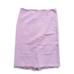 Anthropologie  Elevenses Lace Trim Pencil Skirt 4 Pink Coquette Academia 1970s Photo 1