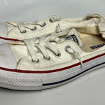 Converse  white lace up sneakers women’s size 9 casual skater skateboard‎ canvas Photo 0