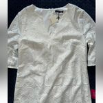 Trina Turk Dress White Floral Lace Bridal Spring Shower Size 8 NWT Photo 2