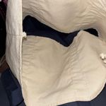 Trader Joes Canvas Embroidered Tote bag medium size Shopping Reusable Photo 3